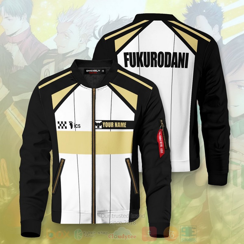 Anime F1 Fukurodani Personalized Bomber Jacket 1