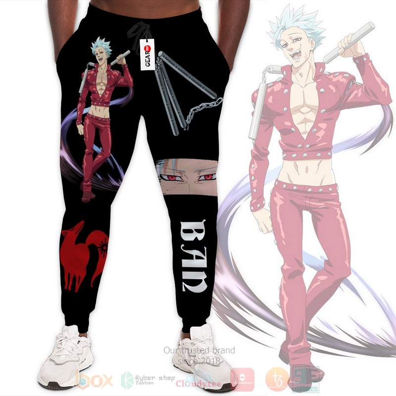 Anime Fox Sin of Greed Ban Seven Deadly Sins Sweatpants
