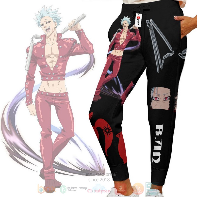 Anime Fox Sin of Greed Ban Seven Deadly Sins Sweatpants 1