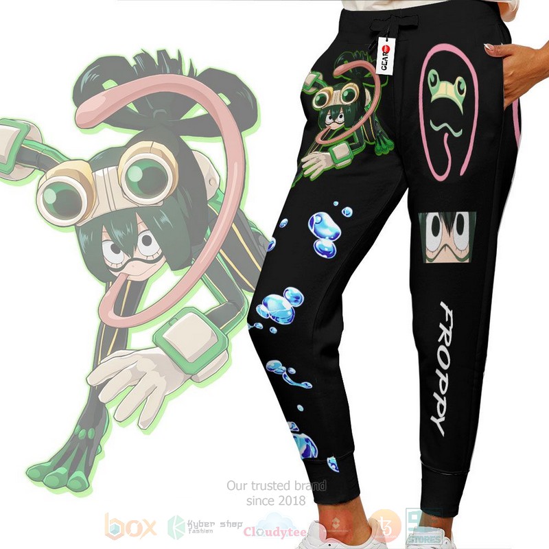 Anime Froppy Tsuyu Asui My Hero Academia Sweatpants