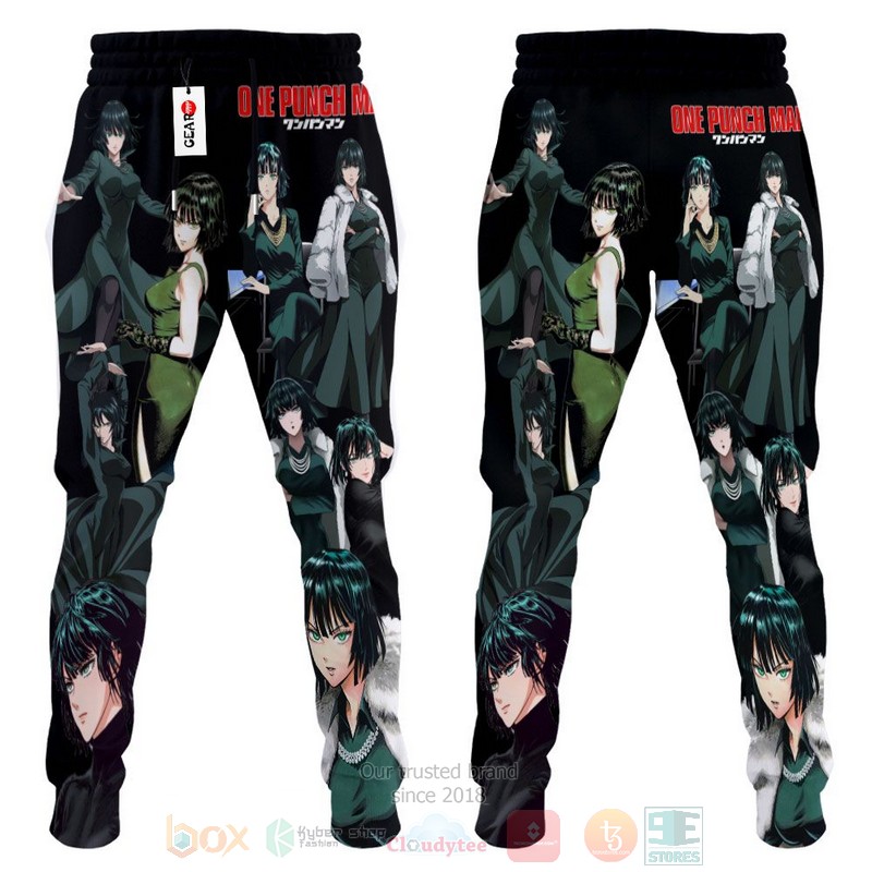 BEST Anime Fubuki One-Punch Man All Over Print Long Pants 4 Anime Fubuki One Punch Man Sweatpants 1 2 3