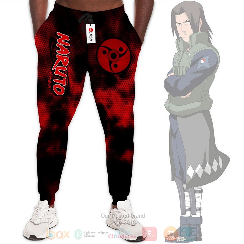 Anime Fugaku Uchiha Mangekyo Sharingan Naruto Sweatpants