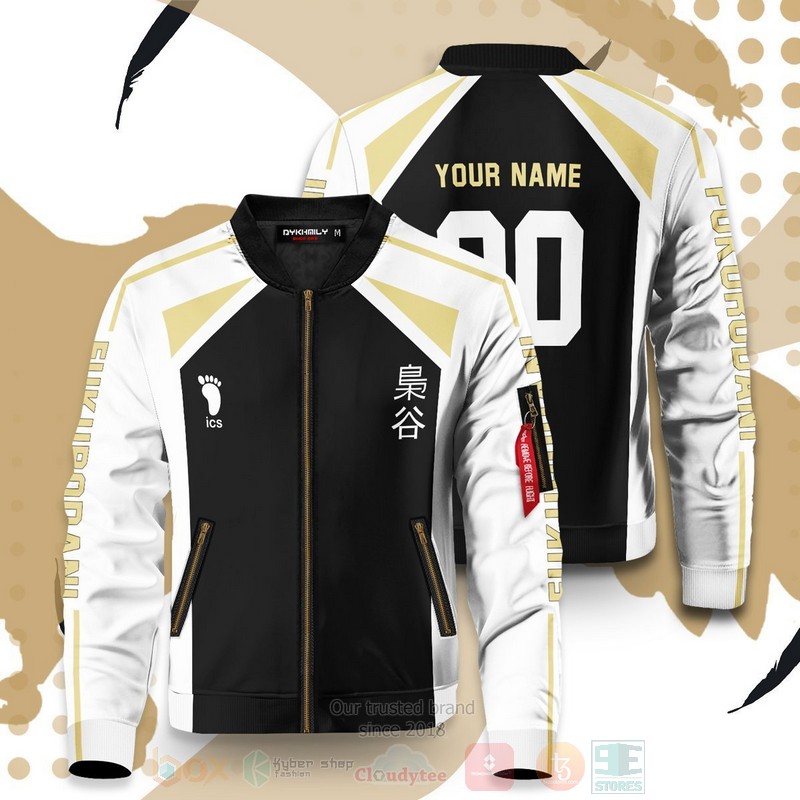 Anime Fukurodani Libero Personalized Bomber Jacket 1