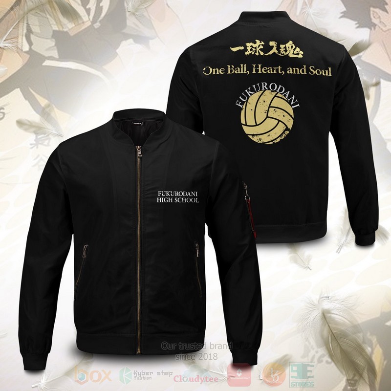 Anime Fukurodani Rally Bomber Jacket 1