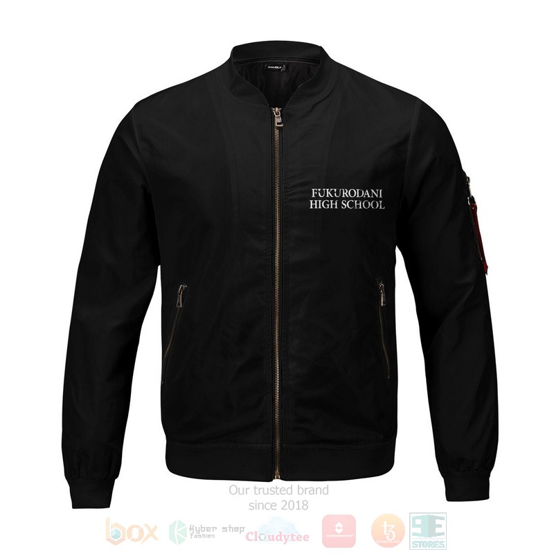BEST Anime Fukurodani Rally 3D Zipper Bomber Jacket 3 Anime Fukurodani Rally Bomber Jacket 1 2