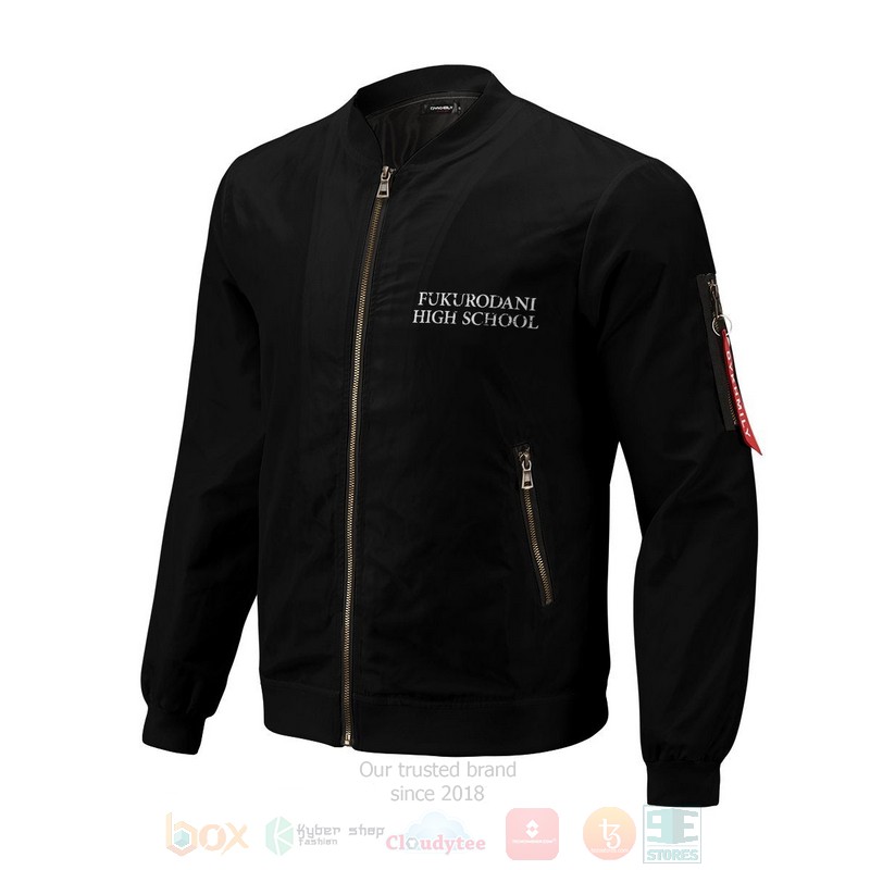 BEST Anime Fukurodani Rally 3D Zipper Bomber Jacket 4 Anime Fukurodani Rally Bomber Jacket 1 2 3