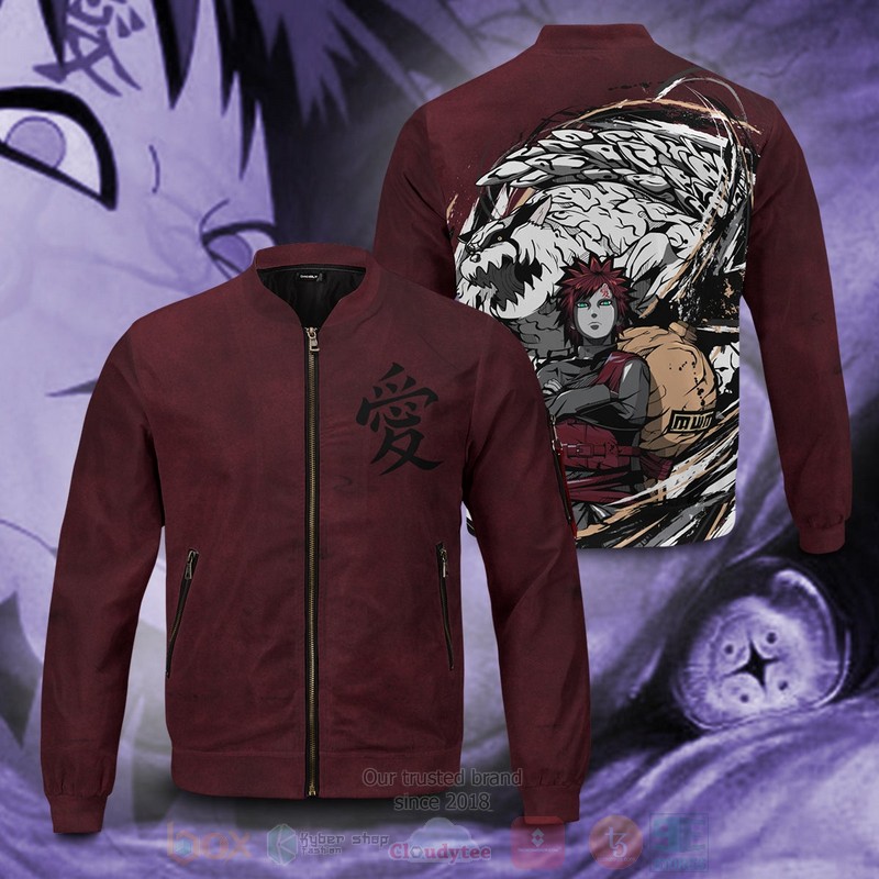 Anime Gaara Shukaku Bomber Jacket 1