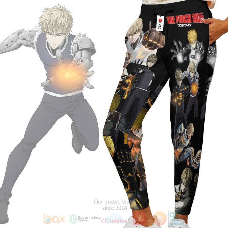 Anime Genos One Punch Man Sweatpants 1