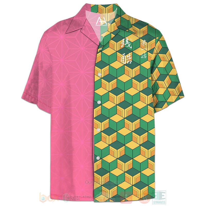 Anime Giyuu Tomioka Kimono Hawaiian Shirt