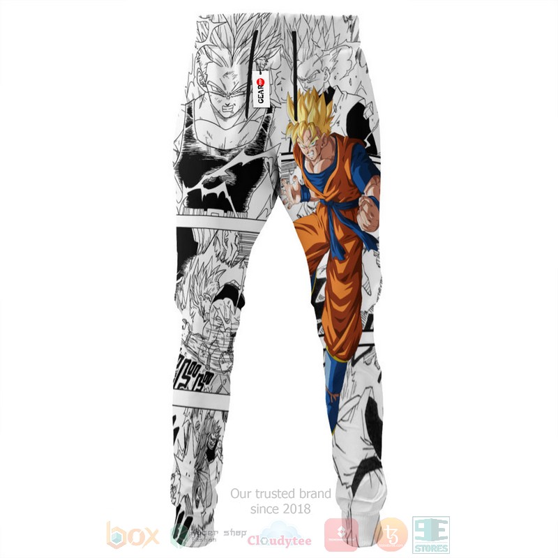 BEST Anime Gohan Super Saiyan Dragon Ball All Over Print Long Pants 3 Anime Gohan Super Saiyan Dragon Ball Sweatpants 1 2