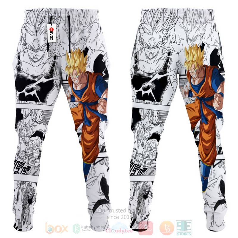 BEST Anime Gohan Super Saiyan Dragon Ball All Over Print Long Pants 4 Anime Gohan Super Saiyan Dragon Ball Sweatpants 1 2 3