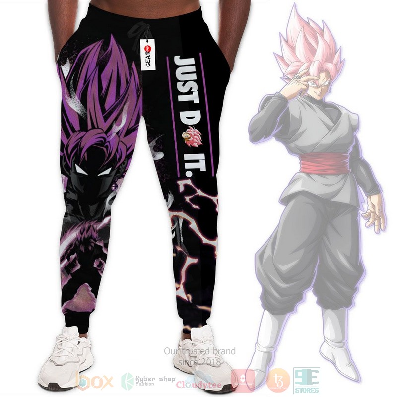 Anime Goku Black Rose Just Do It Dragon Ball Sweatpants