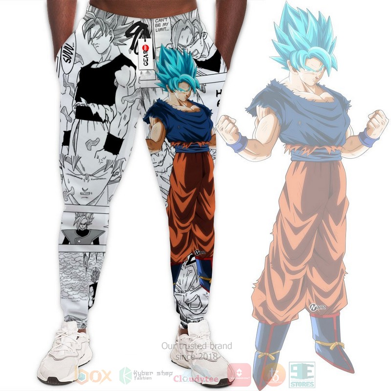 Anime Goku Blue Dragon Ball Sweatpants