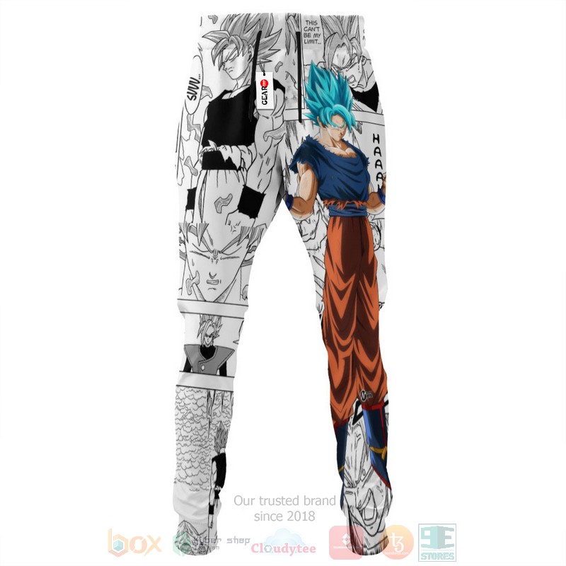 BEST Anime Goku Blue Dragon Ball All Over Print Long Pants 4 Anime Goku Blue Dragon Ball Sweatpants 1 2 3
