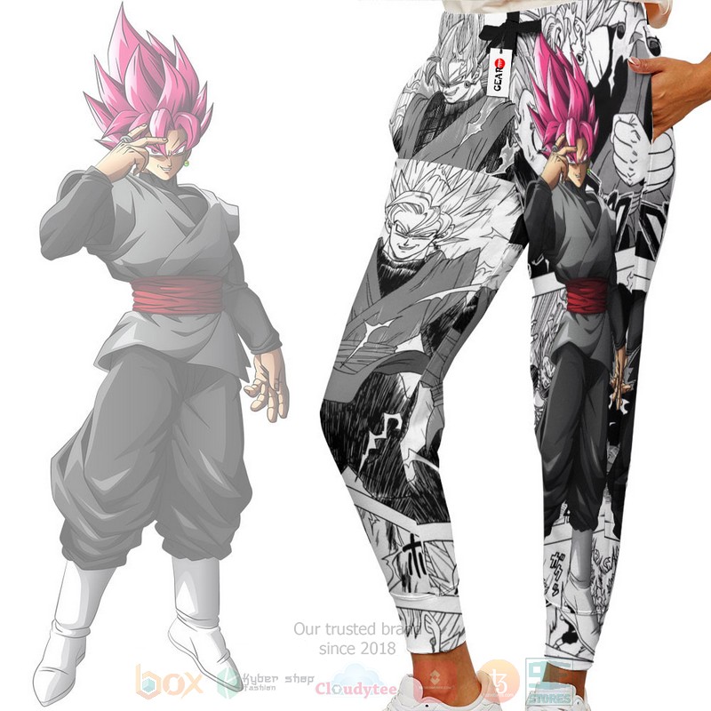 Anime Goku Rose Dragon Ball Sweatpants 1