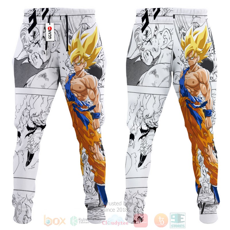 BEST Anime Goku Super Saiyan Dragon Ball All Over Print Long Pants 3 Anime Goku Super Saiyan Dragon Ball Sweatpants 1 2