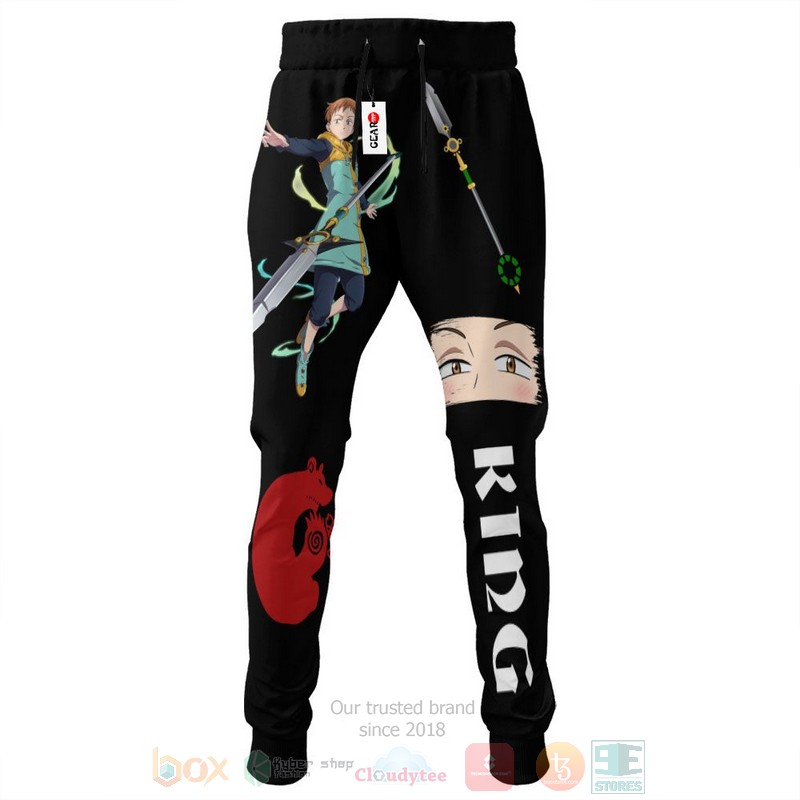 BEST Anime Grizzly's Sin of Sloth King Seven Deadly Sins All Over Print Long Pants 3 Anime Grizzlys Sin of Sloth King Seven Deadly Sins Sweatpants 1 2
