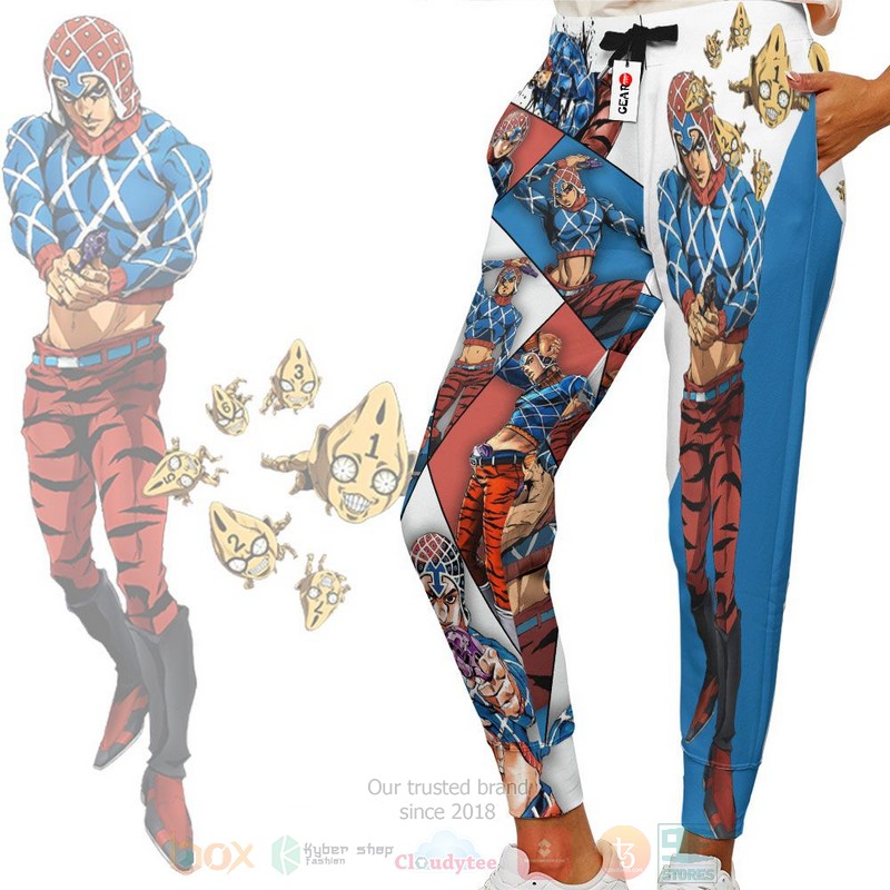 Anime Guido Mista JoJos Adventures Sweatpants 1