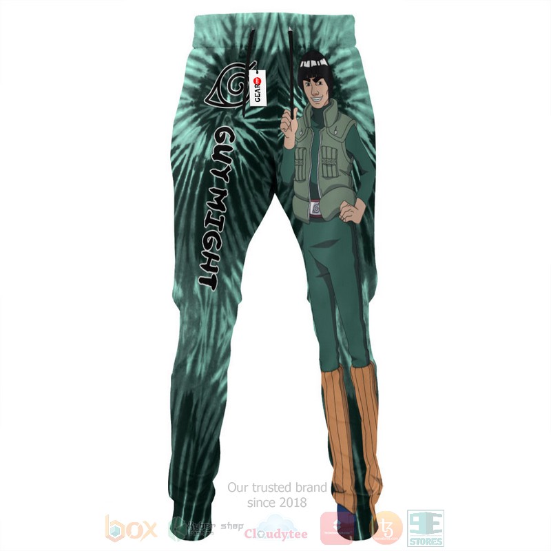 BEST Anime Guy Might Tie Dye All Over Print Long Pants 4 Anime Guy Might Tie Dye Sweatpants 1 2 3