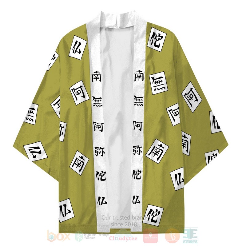 BEST Anime Gyomei Himejima Kimetsu no Yaiba Japan 3D Print Kimono 3 BEST Anime Gyomei Himejima Kimetsu no Yaiba Japan 3D Print Kimono word2