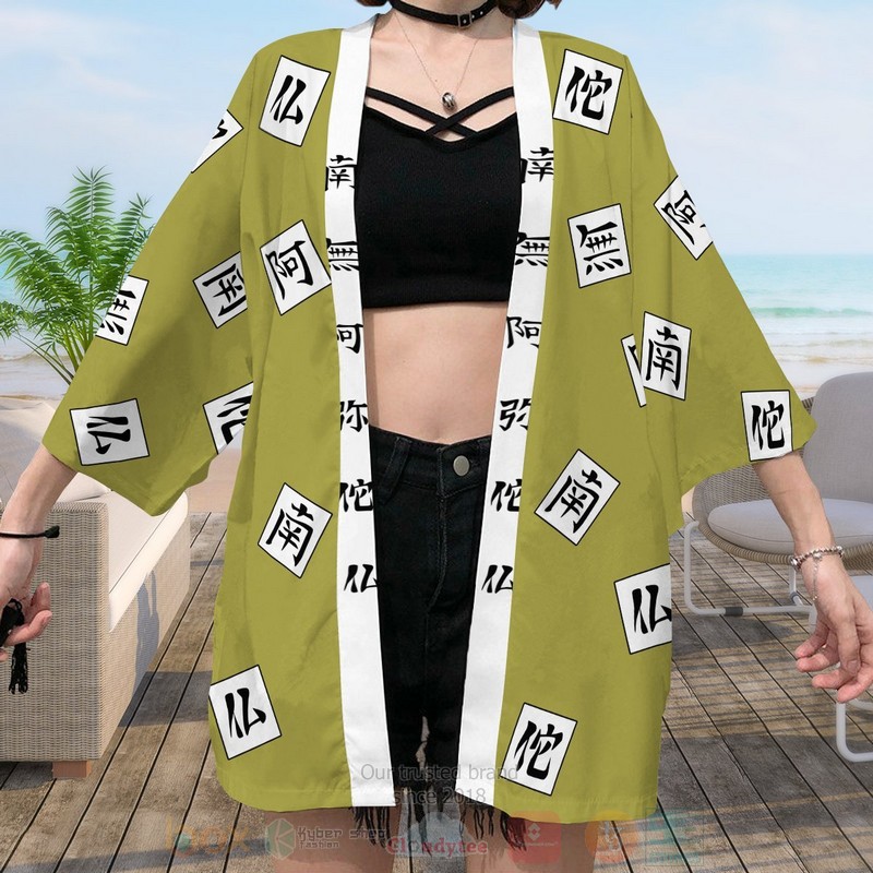 BEST Anime Gyomei Himejima Kimetsu no Yaiba Japan 3D Print Kimono 5 BEST Anime Gyomei Himejima Kimetsu no Yaiba Japan 3D Print Kimono word2