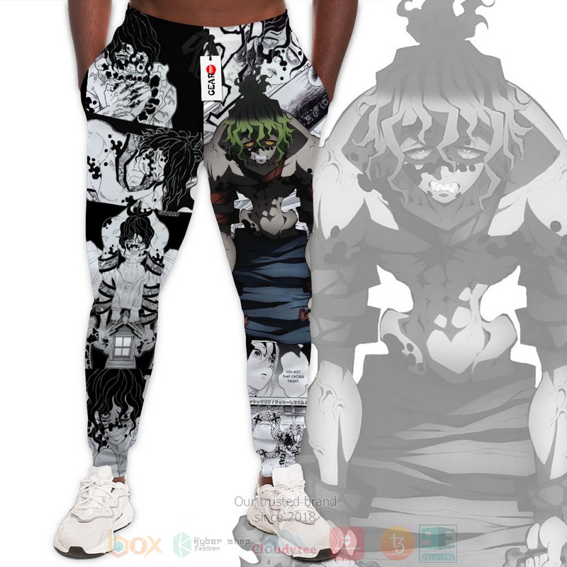 Anime Gyutaro Kimetsu Mix Sweatpants 1