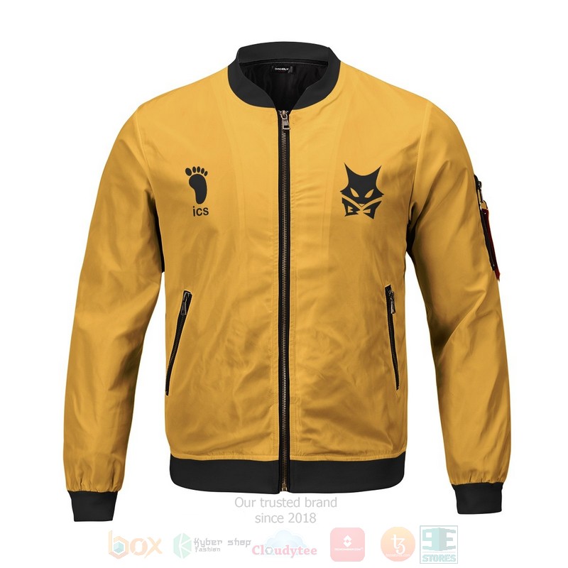 BEST Anime Haikyuu MSBY 3D Zipper Bomber Jacket 3 Anime Haikyuu MSBY Bomber Jacket 1 2