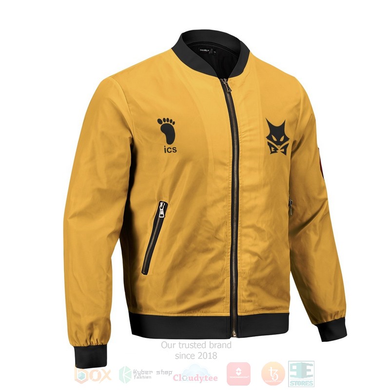 BEST Anime Haikyuu MSBY 3D Zipper Bomber Jacket 5 Anime Haikyuu MSBY Bomber Jacket 1 2 3 4