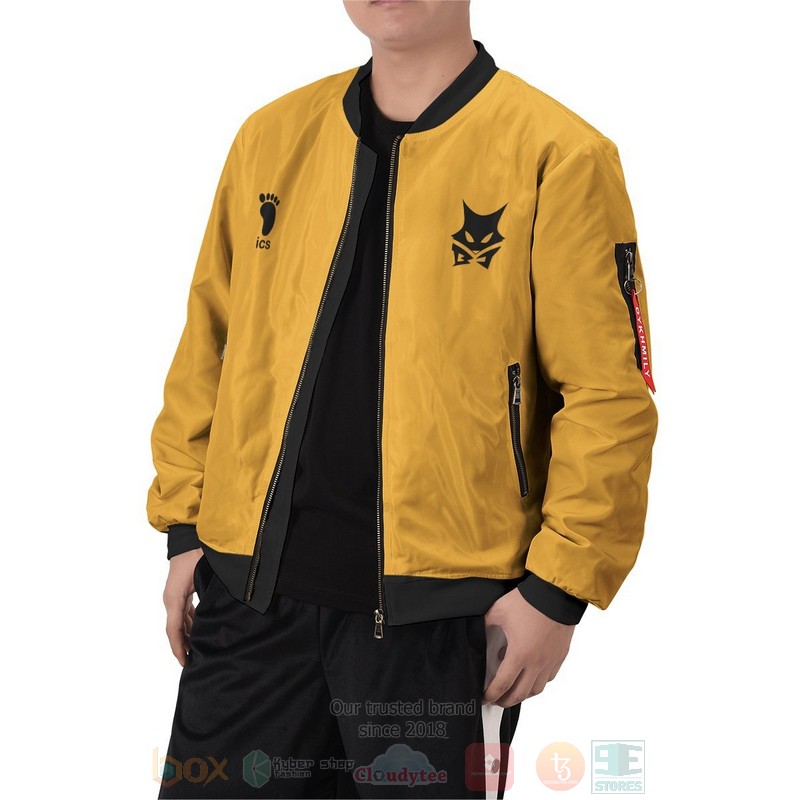 BEST Anime Haikyuu MSBY 3D Zipper Bomber Jacket 9 Anime Haikyuu MSBY Bomber Jacket 1 2 3 4 5 6 7 8