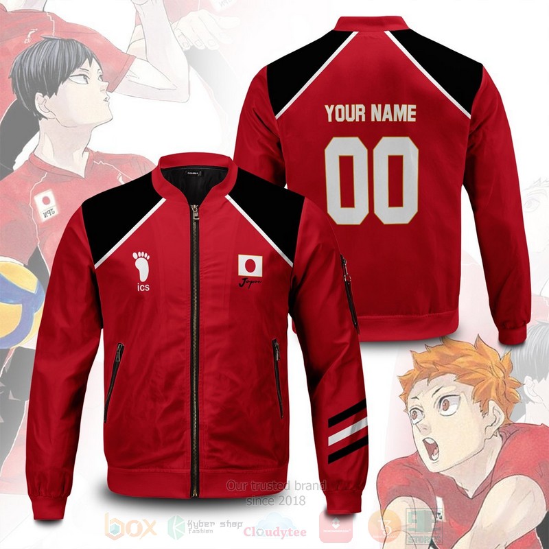 Anime Haikyuu National Team Personalized Bomber Jacket 1