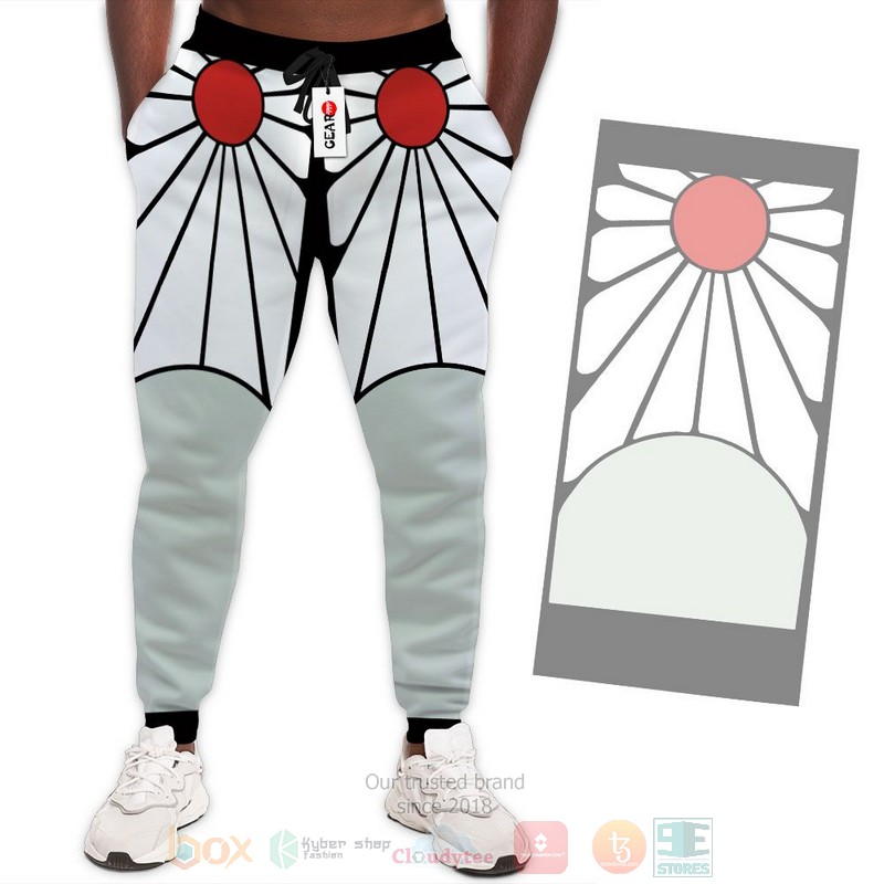 Anime Hanafuda Rising Sun Kimetsu Sweatpants