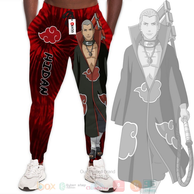 Anime Hidan Akatsuki Tie Dye Sweatpants