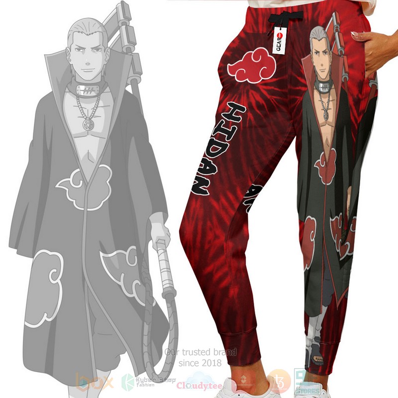 Anime Hidan Akatsuki Tie Dye Sweatpants 1