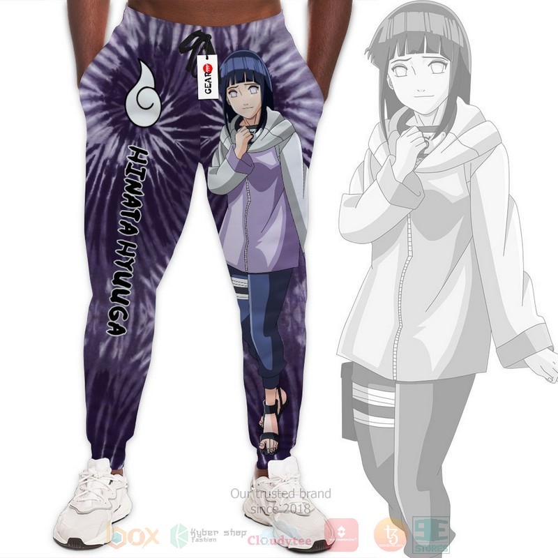 Anime Hinata Hyuga Tie Dye Sweatpants