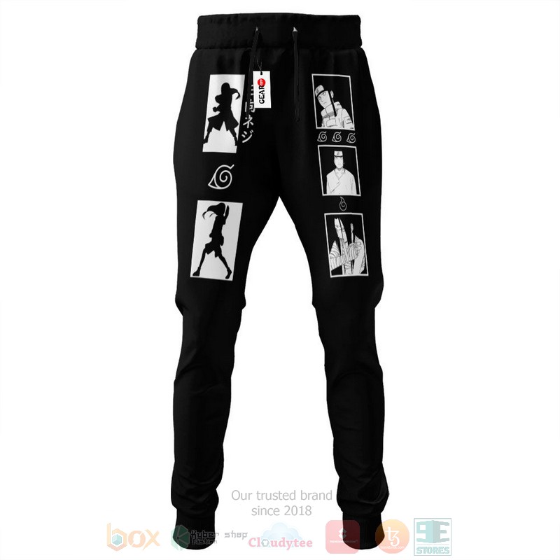 BEST Anime Hyuga Neij Naruto All Over Print Long Pants 3 Anime Hyuga Neij Naruto Sweatpants 1 2