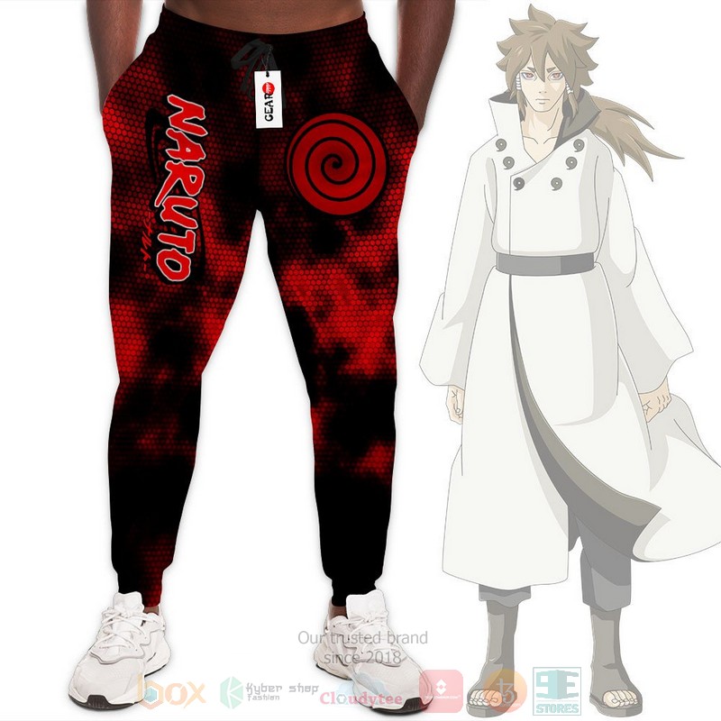 Anime Indra Otsutsuki Mangekyo Sharingan Naruto Sweatpants