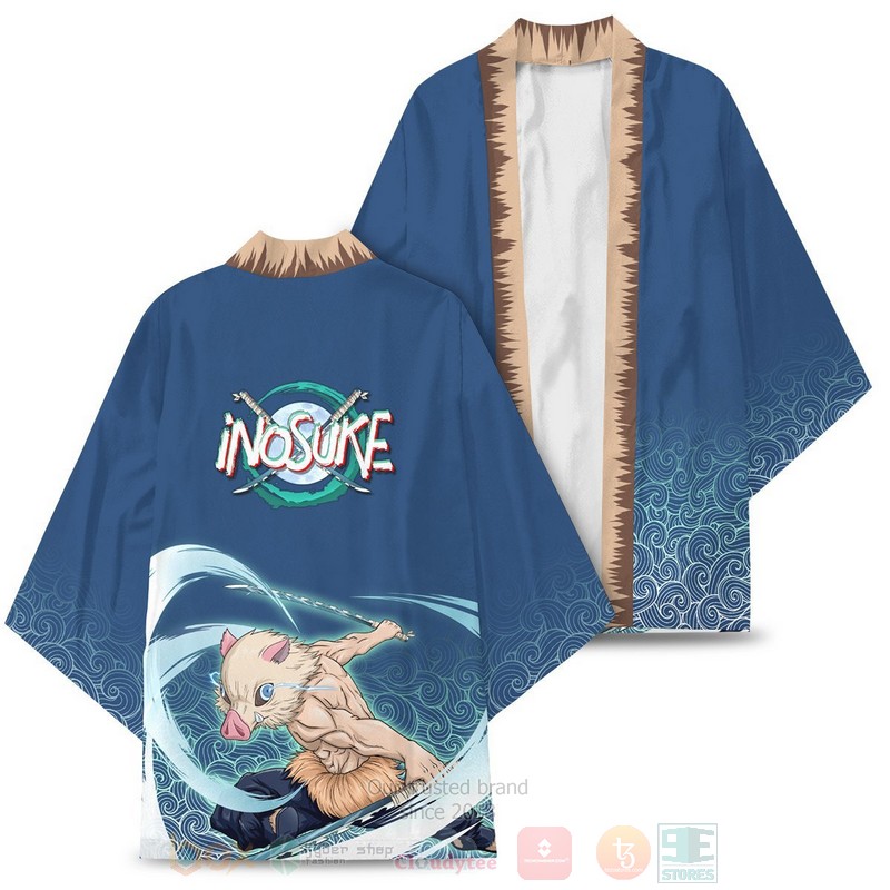 BEST Anime Inosuke Beast Skill Kimetsu No Yaiba Japan 3D Print Kimono
