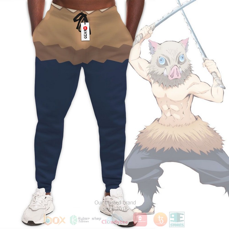 Anime Inosuke Uniform Kimetsu Sweatpants