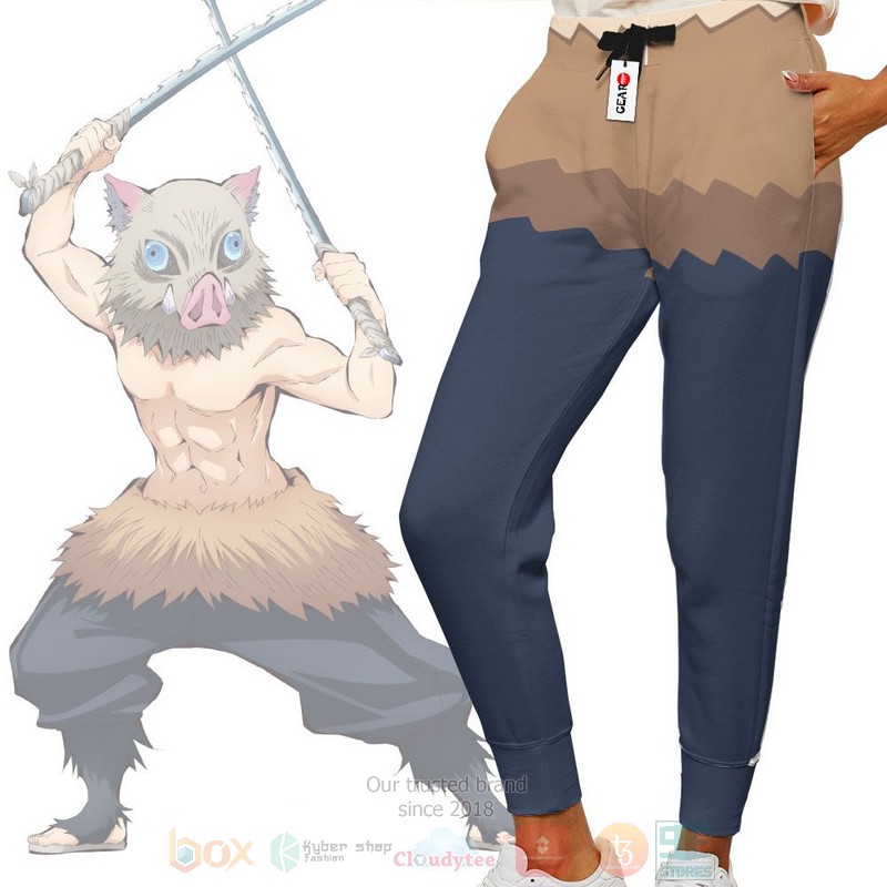 Anime Inosuke Uniform Kimetsu Sweatpants 1