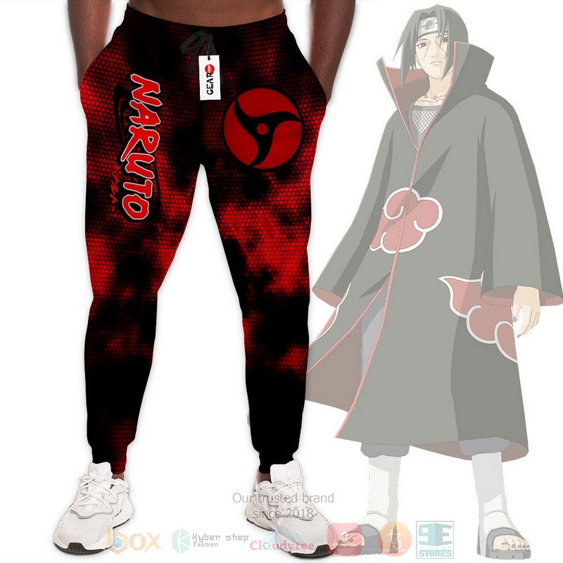 Anime Itachi Mangekyo Sharingan Naruto Sweatpants