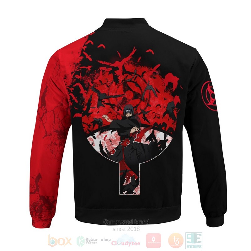Anime Itachi Summoning Crow Bomber Jacket 1 2 3 4 5 6 7
