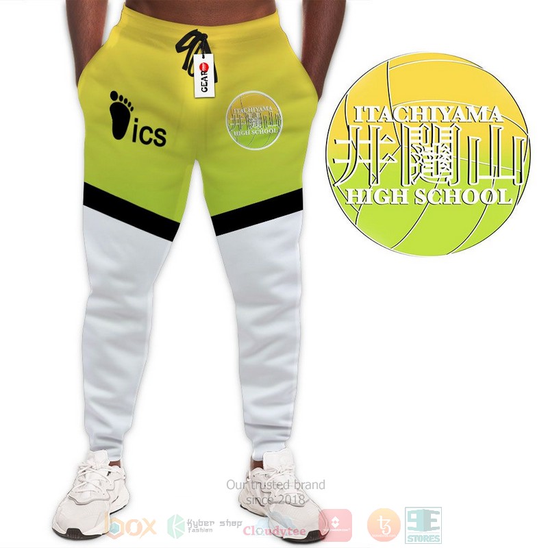 Anime Itachiyama Uniform Haikyuu Sweatpants 1