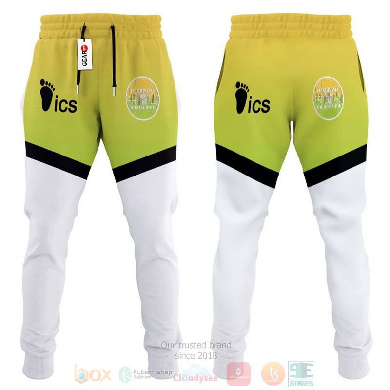 BEST Anime Itachiyama Uniform Haikyuu All Over Print Long Pants 4 Anime Itachiyama Uniform Haikyuu Sweatpants 1 2 3