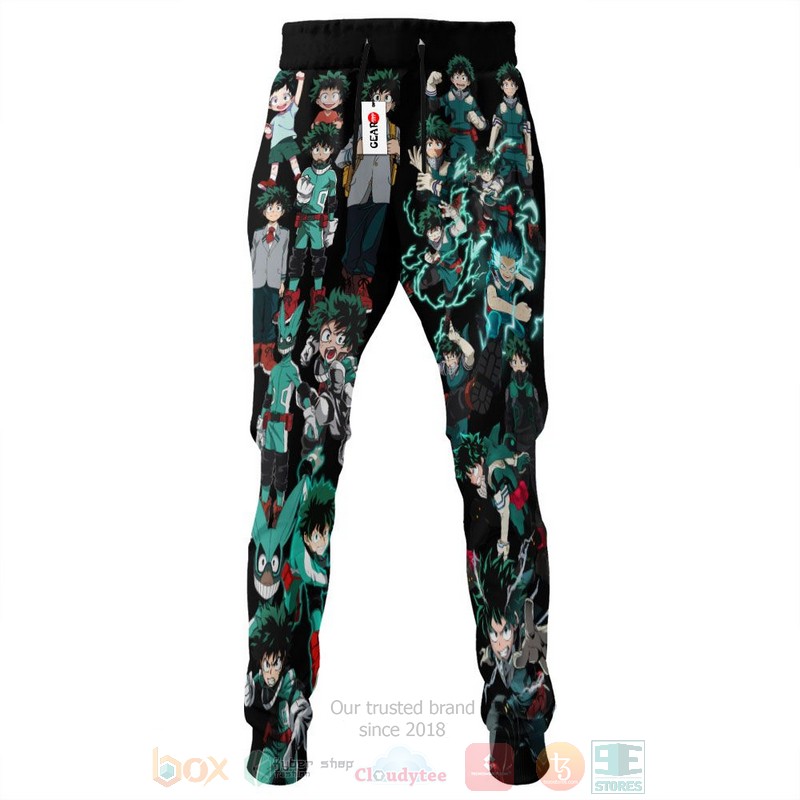 BEST Anime Izuku Deku My Hero Academia All Over Print Long Pants 4 Anime Izuku Deku My Hero Academia Sweatpants 1 2 3