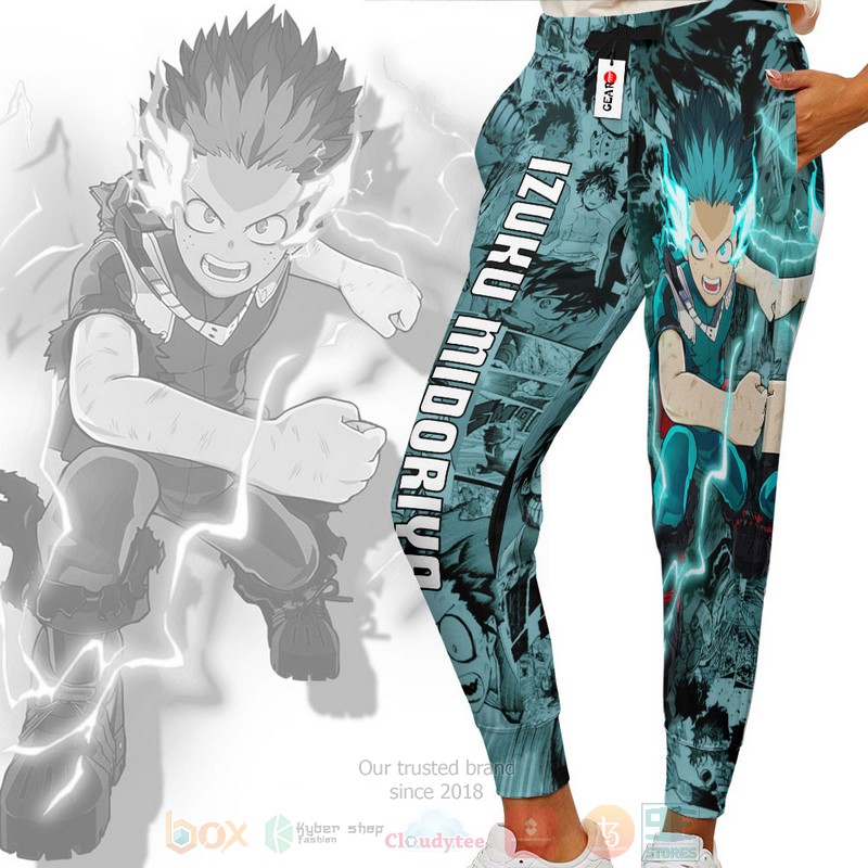 Anime Izuku Midoriya My Hero Academia Sweatpants 1