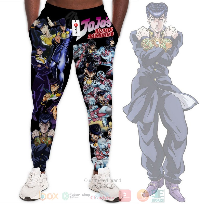 Anime JoJos Josuke Higashikata Adventures Bizarre Adventure Sweatpants
