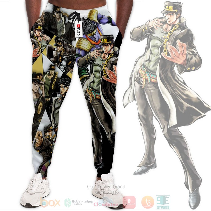 Anime JoJos Jotaro Kujo Adventures Sweatpants