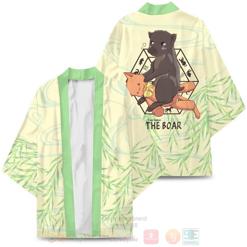 BEST Anime Kagura The Boar Fruits Basket Japan 3D Print Kimono