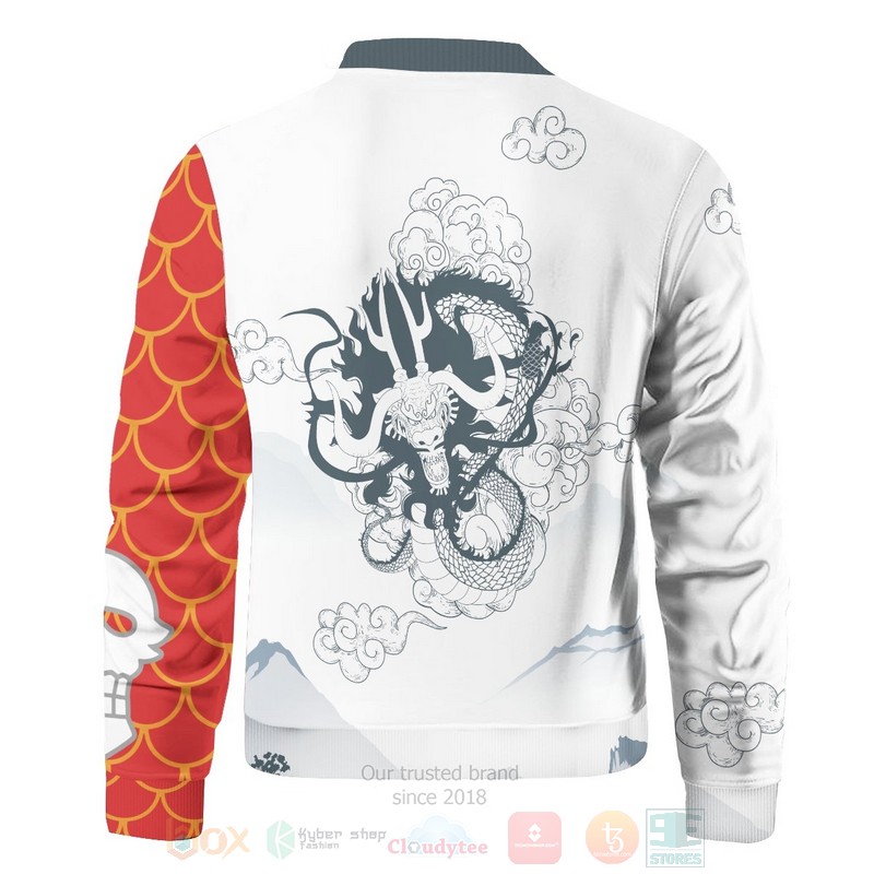 BEST Anime Kaido of the Beasts 3D Zipper Bomber Jacket 3 Anime Kaido of the Beasts Bomber Jacket 1 2