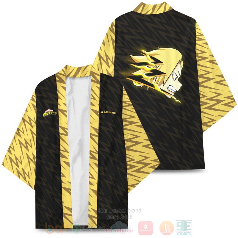 BEST Anime Kaminari Electric My Hero Academia Japan 3D Print Kimono